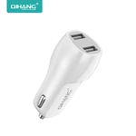 D69 hot selling cheap luxury dc12 24v input Dual USB 5V/2.4A Ports Car Charger for CellPhone