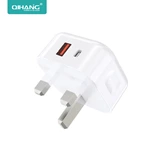 Z23 AC 20w 18w usb cZ23Q pd qc3.0 dual ports fast wall quick charger adapter fast charging uk plug